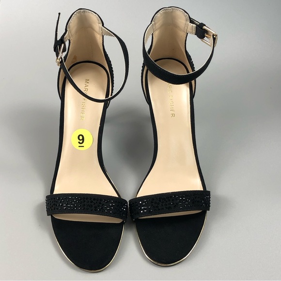 Marc Fisher Betye Rhinestones Pump Sandals - Picture 7 of 11